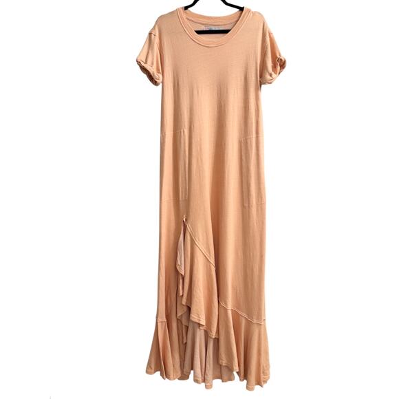 Free People Peach Midi Dress - Picture 7 of 8